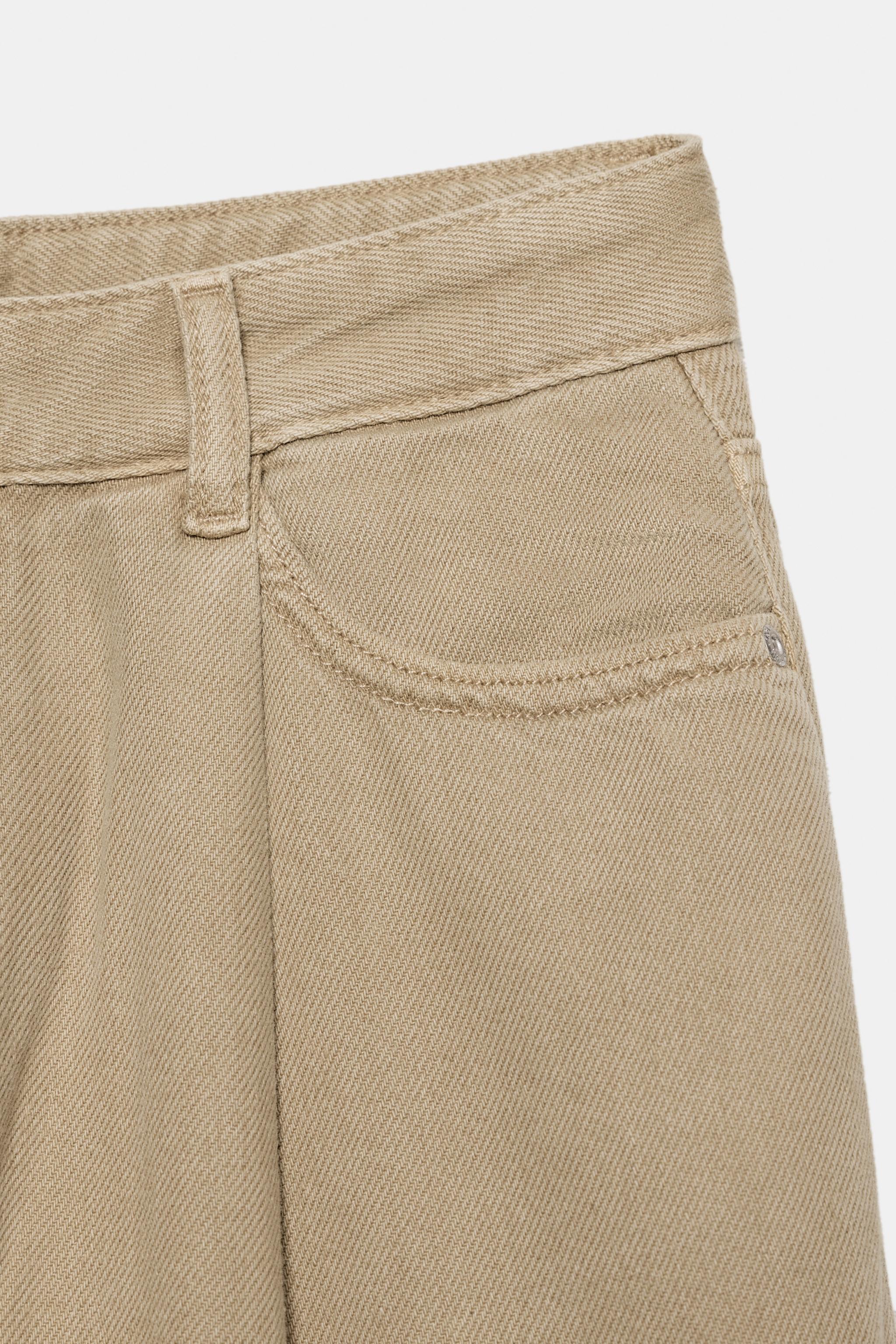 Z1975 HIGH WAIST WIDE LEG JEANS WITH DARTS
